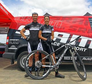 Newly engaged couple Fry and Mather race for Team Avanti in 2013