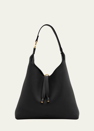 Marcie Hobo Bag in Grained Leather