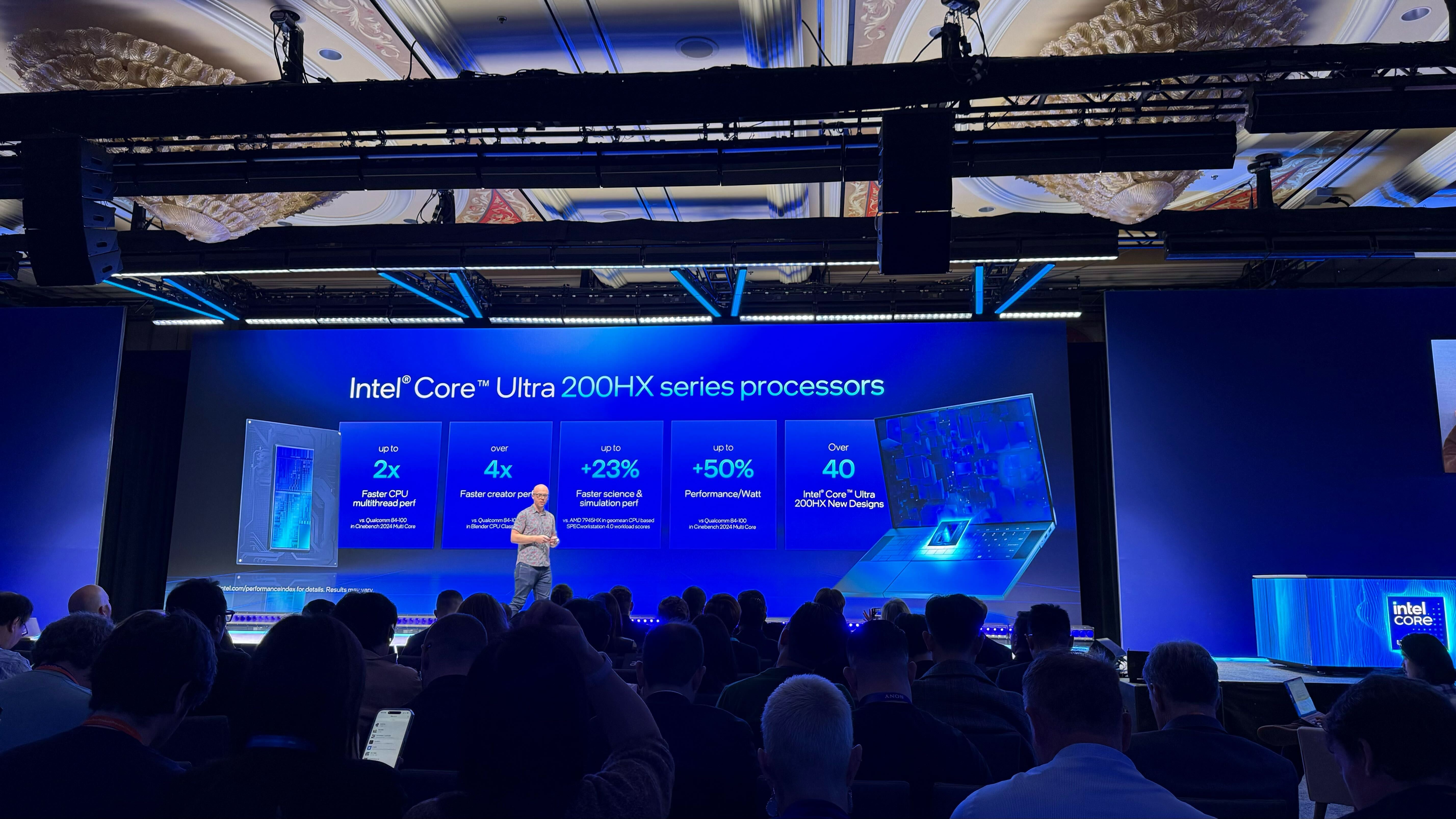 Intel's Robert Hallock discusses the performance of Arrow Lake HX processors at CES 2025