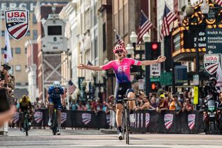 Howes wins first US road race title