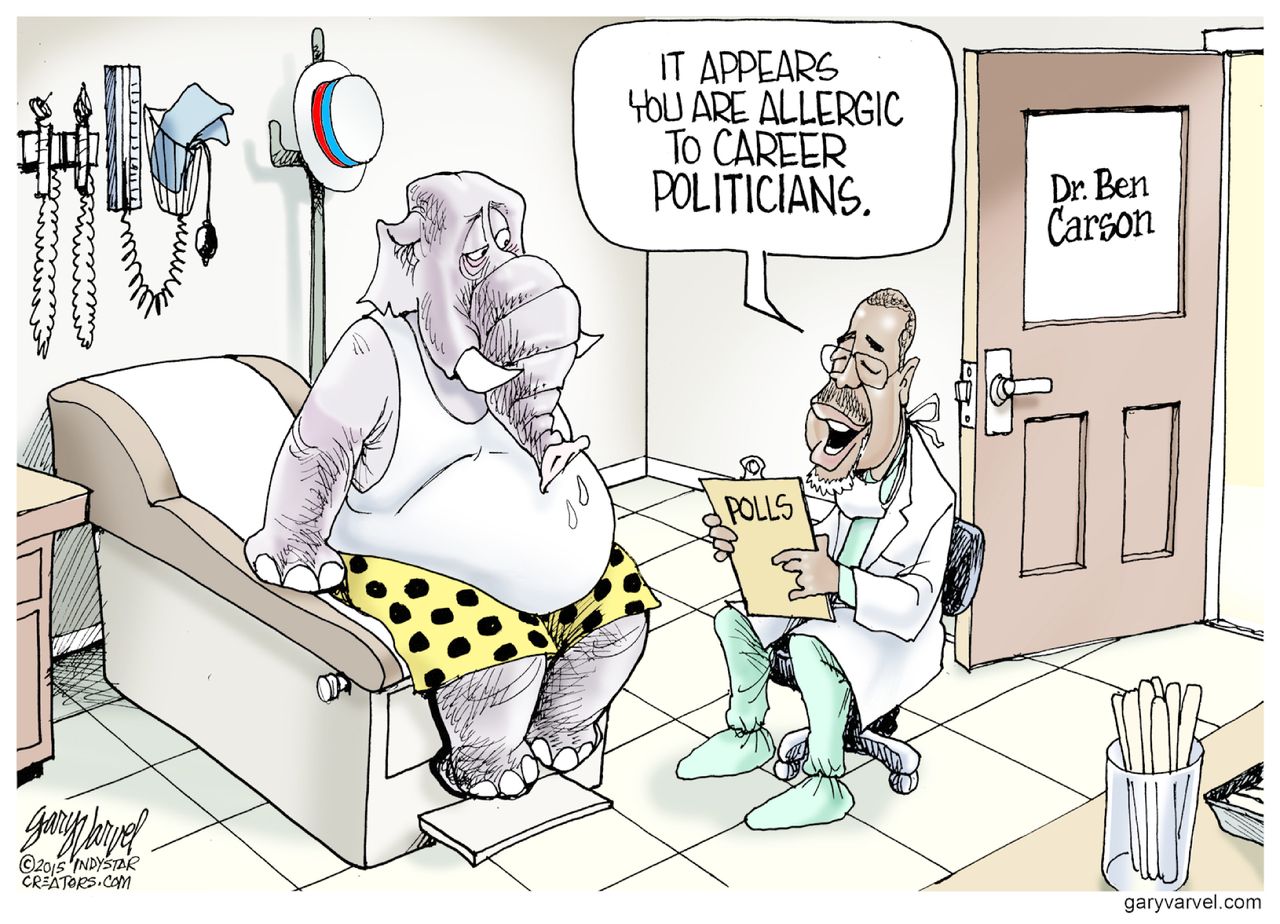 Political cartoon U.S. Ben Carson GOP