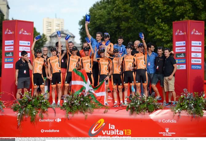 Euskaltel-Euskadi won the team classification in its final Vuelta