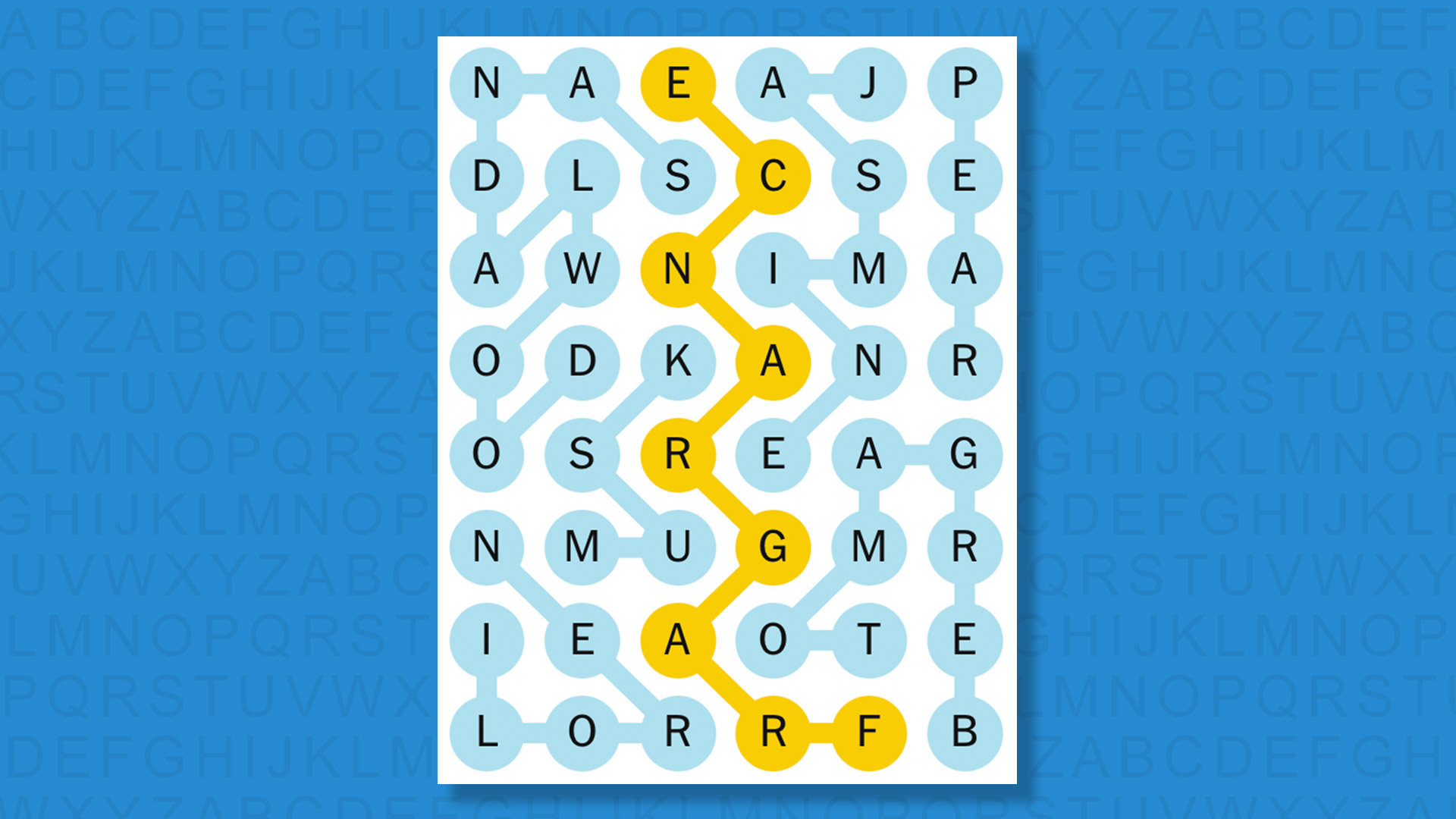 NYT Strands answers for game 816 on a blue background