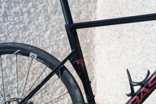 Detail of Basso Venta R road bike frame