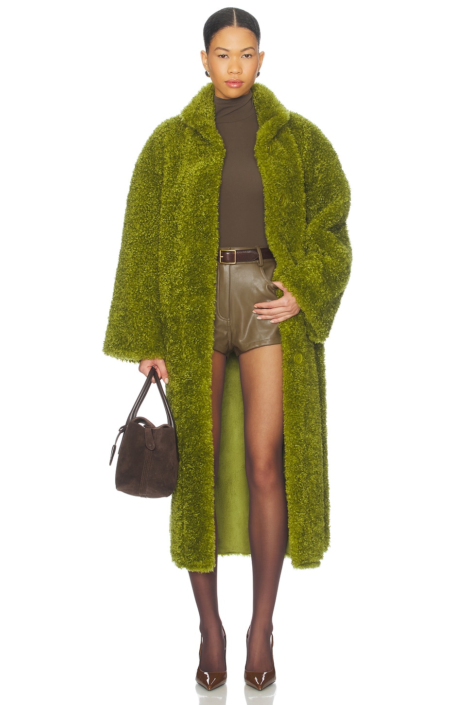 Ispot Faux Fur Coat