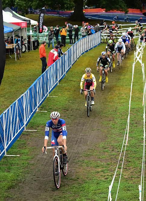 Jeremy Powers (Rapha Focus) was confident to follow some of the initial surges