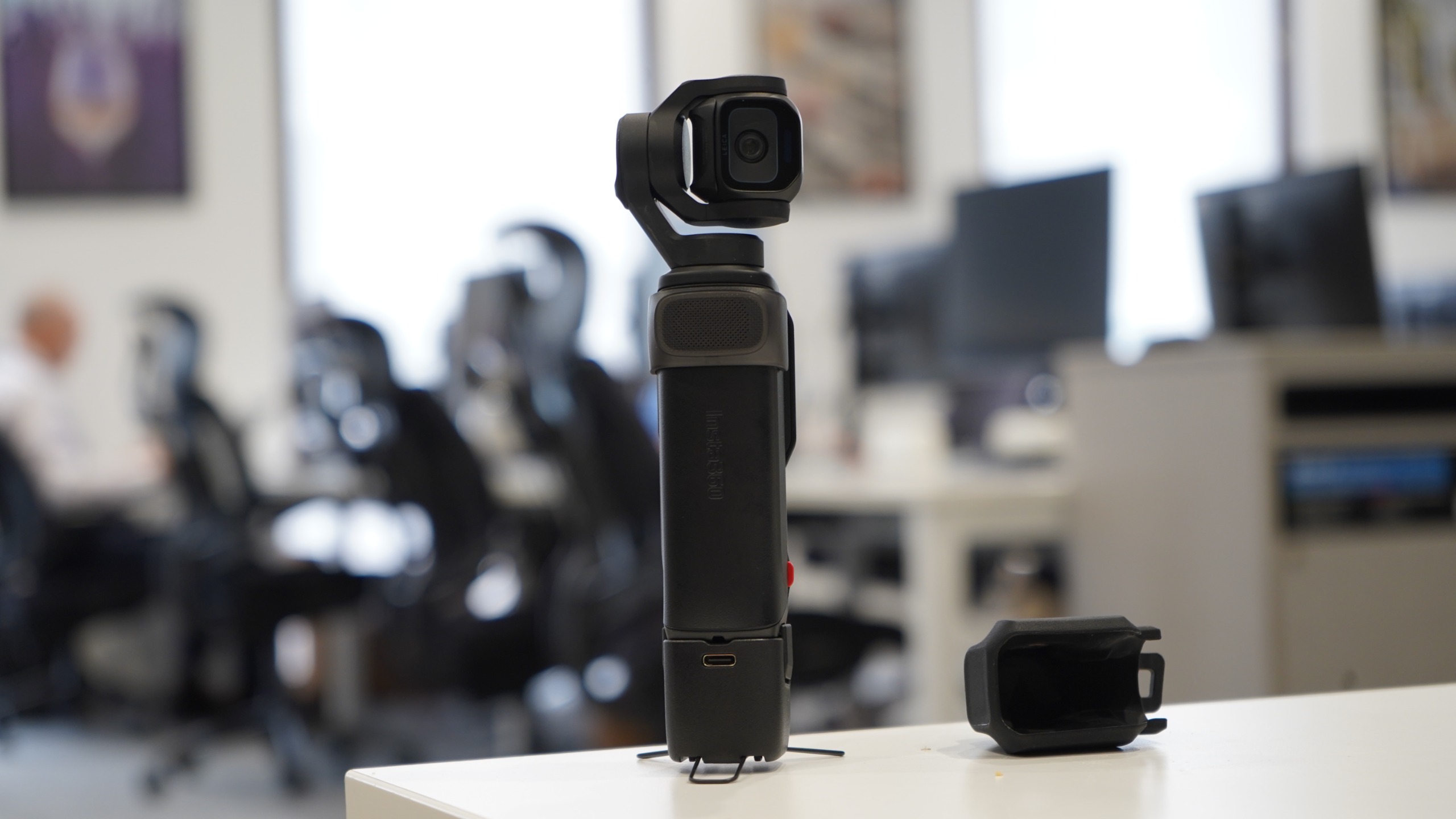 Insta360 Luna Pro on a desk