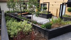 accessible garden design: wheelchair friendly layout and raised beds
