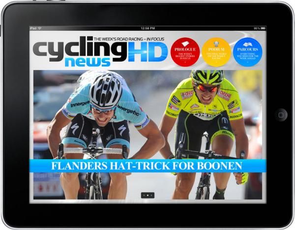 A digital magazine covering the world of professional cycling every Wednesday: Cyclingnews HD