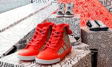 Tommy Hilfiger has pre-launched a line of footwear in collaboration with the Keith Haring Foundation and Artestar LLC featuring the artwork of late artist and social activist Keith Haring.
