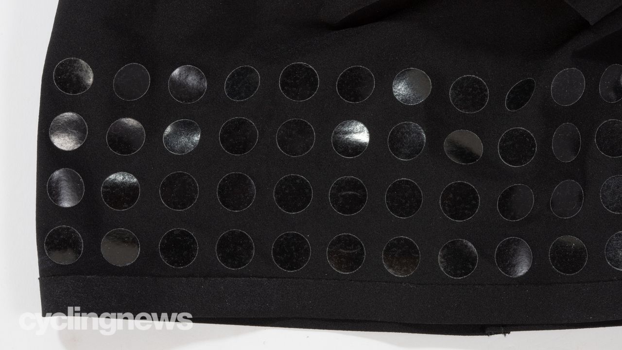 Assos Equipe RSR Bib Shorts S9 Targa detail of silicone grip pattern