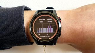 Sleep Score on a Garmin smartwatch