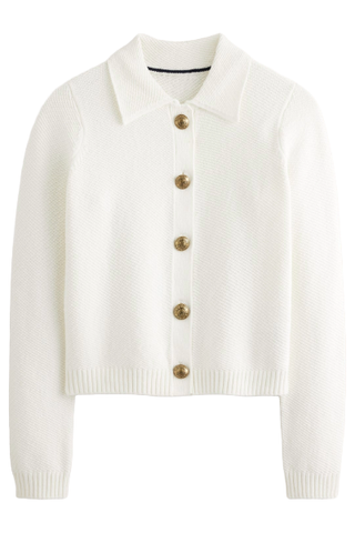 Boden Collared Knitted Cardigan 