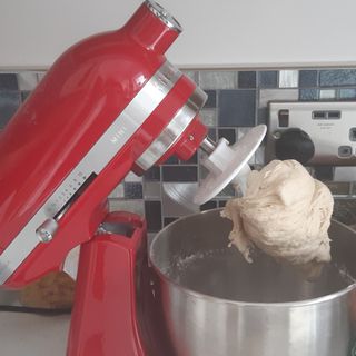 Dough caught in hook KitchenAid Mini Mixer