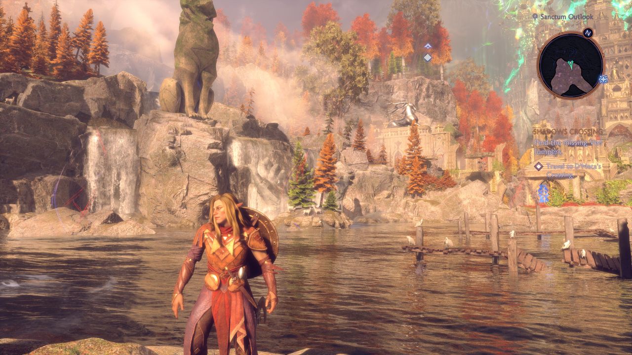 A screenshot of Dragon Age: The Veilguard, showing the impact of the use of vignette