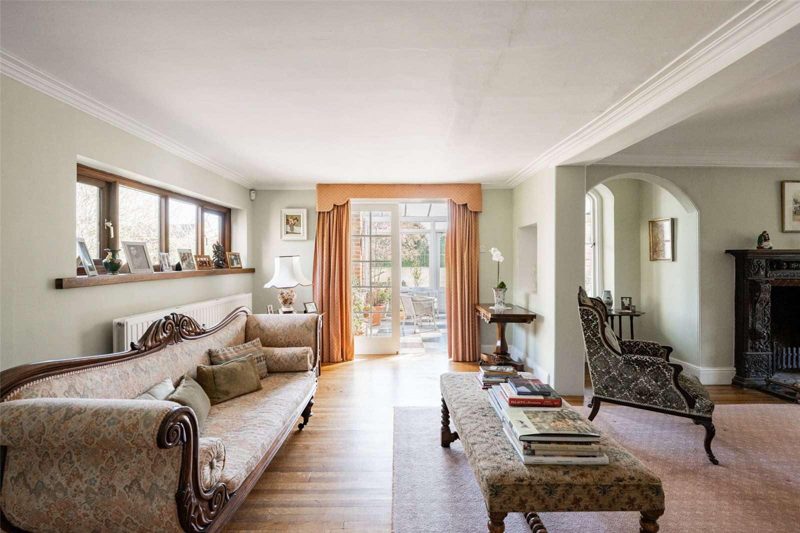 Images of the interiors of Brandiston Hall, Norfolk