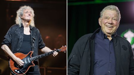 Brian May and William Shatner