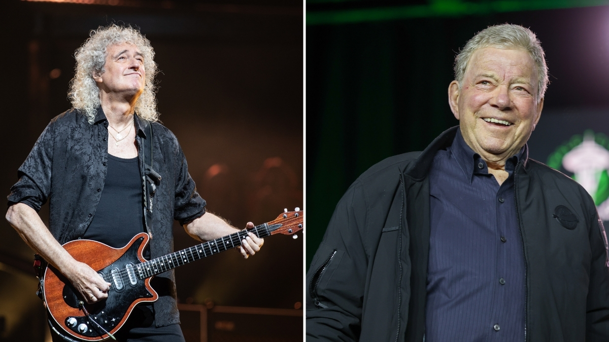 Brian May and William Shatner