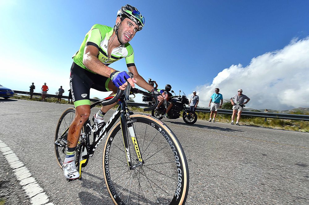 Eduardo Sepulveda lost the race leader's jersey during stage 6 of the 2016 Vuelta a San Juan
