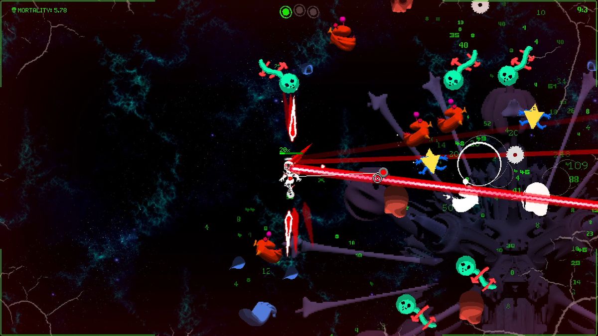 Picayune Dreams gameplay with character having multiple powerups