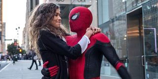 Spider-Man and Zendaya in Far From Home