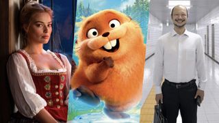 (L-R) Margot Robbie as Catherine "Cathy" Earnshaw in "Wuthering Heights", Mabel Tanaka in "Hoppers" and Yamato Kochi as The Walking Man in "Exit 8"