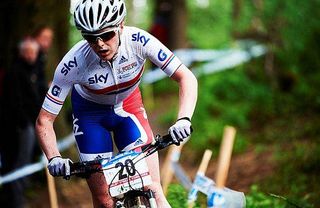 National Champion Annie Last (Great Britain National Team) rode to her best World Cup result to date, cheered on by the home crowd