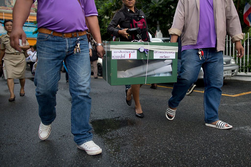 A Thai ballot box