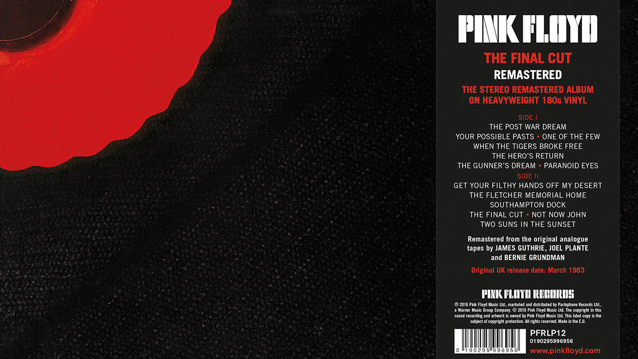 Final Cut - Pink Floyd - The post war dream, Tell me true t…