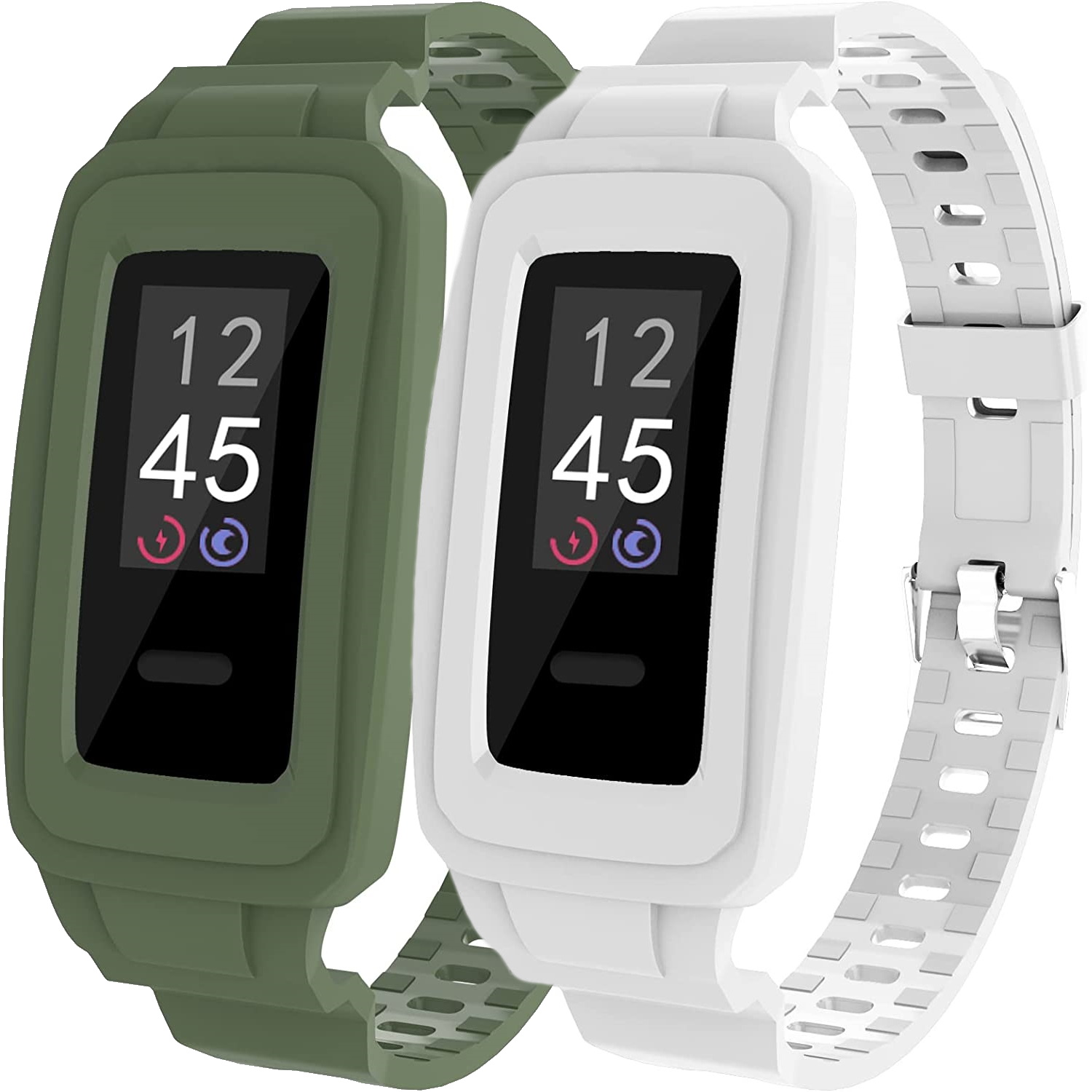 Mocodi Amazon Halo View Soft Silicone Band with Case