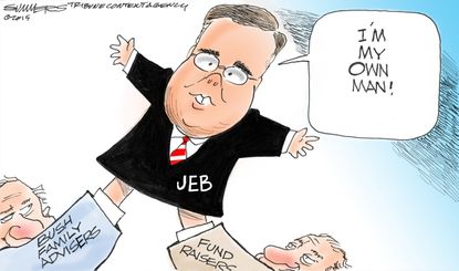 Political cartoon U.S. Jeb Bush