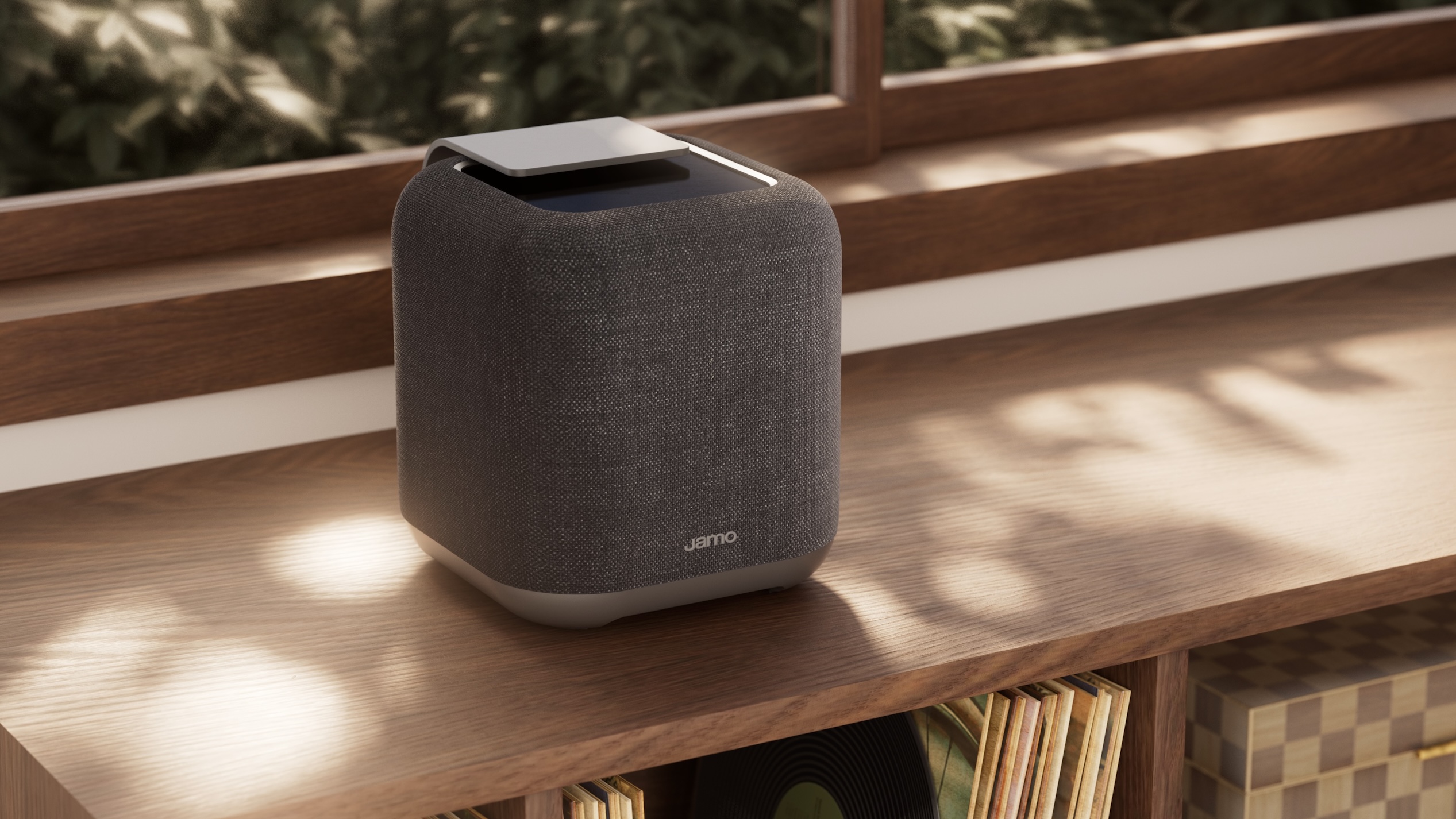 Just wave your hand to wake this Danish speaker