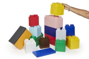 Everblock connecting plastic building blocks