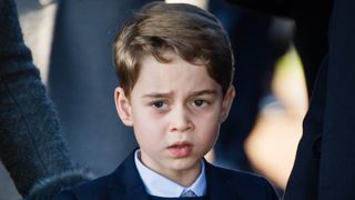 One of Queen Elizabeth's great-grandchildren, Prince George