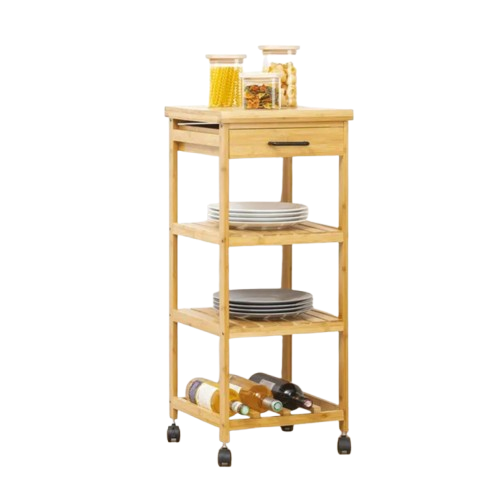 Linha Bamboo Kitchen Trolley