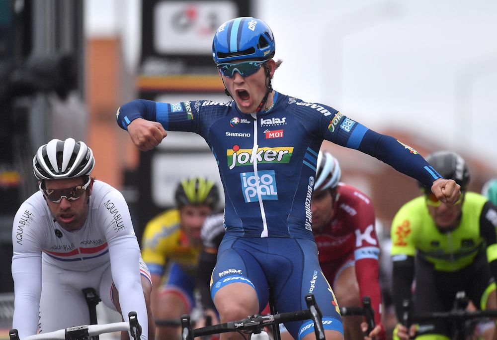 Kristoffer Halvorsen (Joker Icopal) wins the 2017 Handzame Classic