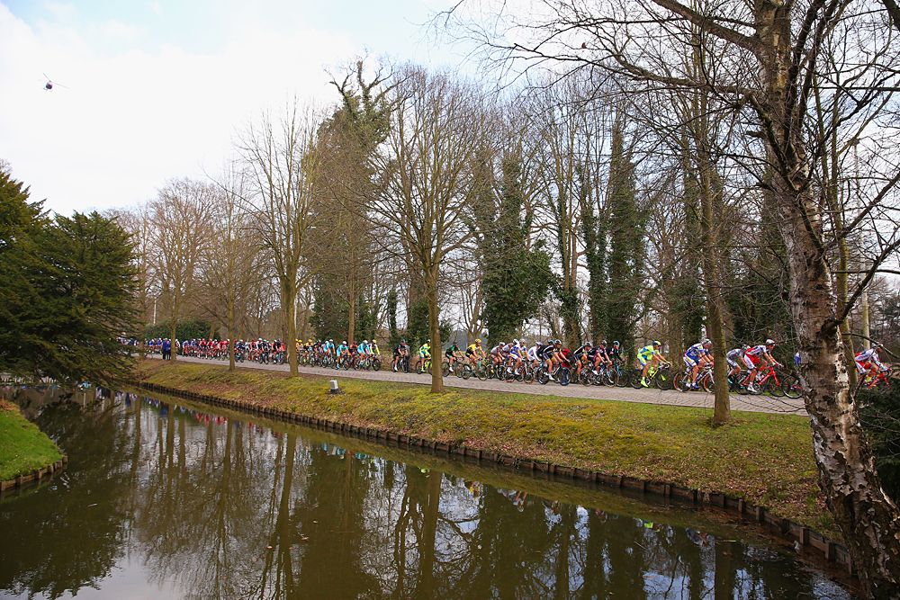 The Scheldeprijs passes through some tranquil Belgian neighborhoods