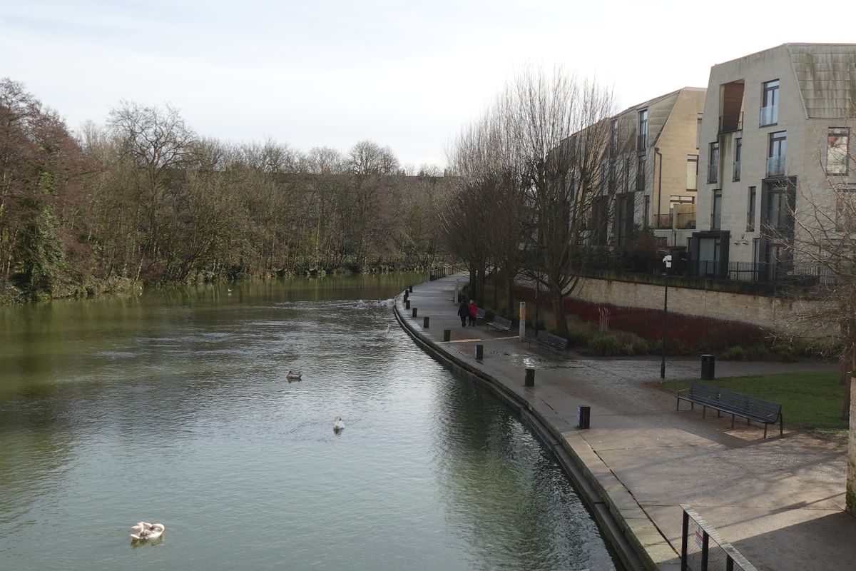 A photo of a river taken on a Sony ZV-1F vlogging camera