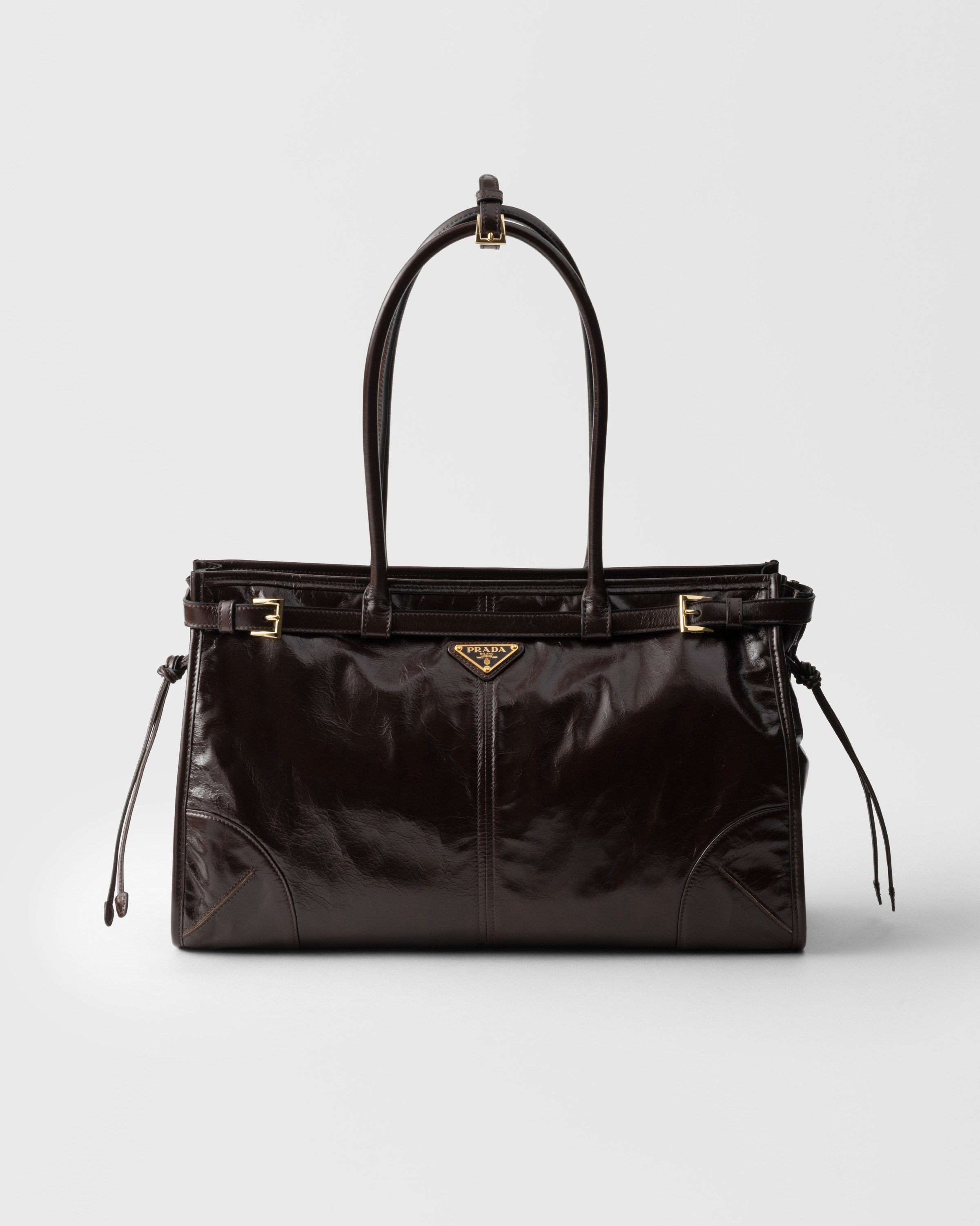 Prada Bonnie Large Leather Handbag