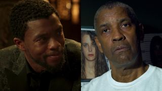 Chadwick Boseman stars in Black Panther, while Denzel Washington stars in The Little Things