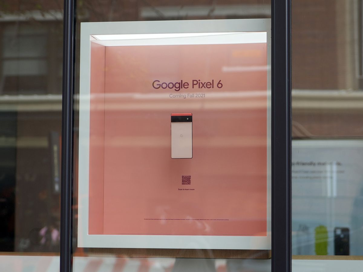 Google Pixel 6 Coming Soon Nyc Display Unit Orange