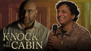 Dave Bautista In Knock At The Cabin / Director M. Night Shyamalan