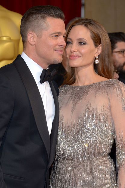 Angelina Jolie And Brad Pitt Goof Around In The Best Oscars Selfie Of ALL  Time