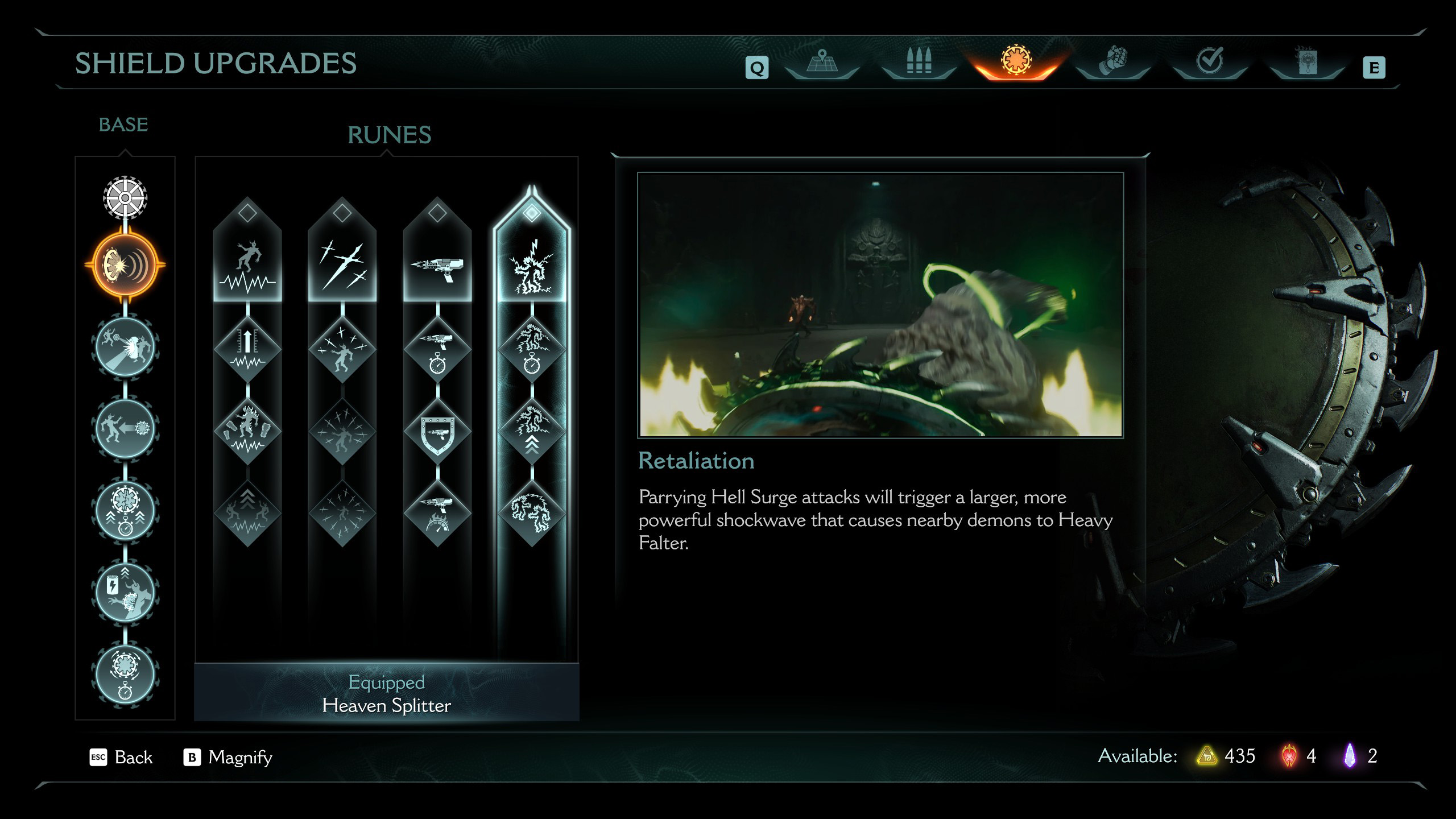 Doom: The Dark Ages Sentinel Shrine upgrades - Retaliation