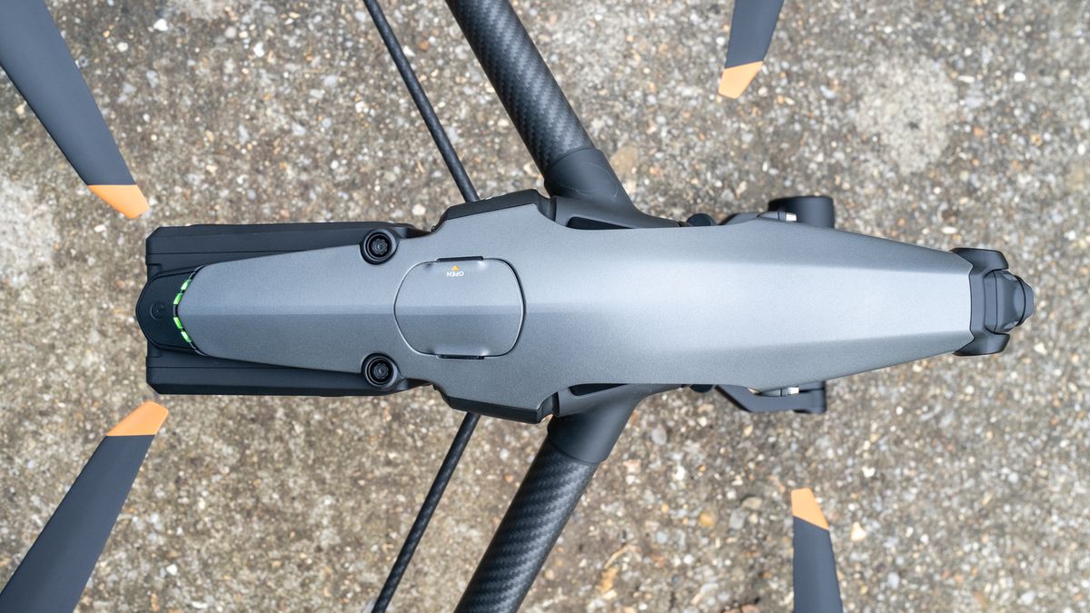 DJI Inspire 3-top of drone.