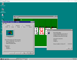 Windows NT 4,0 running on a Mac