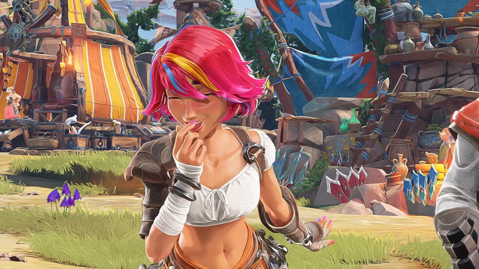 Horizon Hunters Gathering; cartoon characters and monsters