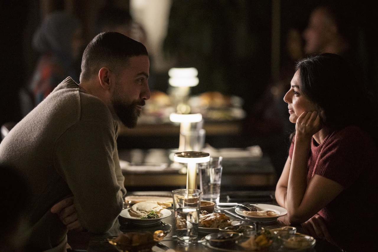 OA having a cozy dinner with Agent Zara Ushruf in first look-sized image for CBS' FBI Season 8x17