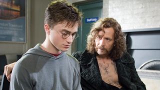 Harry and Sirius in Harry Potter and the Order of the Phoenix.