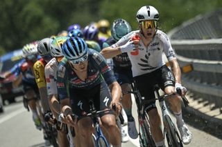 Tour de France stage 3 LIVE &ndash; Large break including Pedersen, Cort and Baudin finally gets away as Pyrenees finale approaches